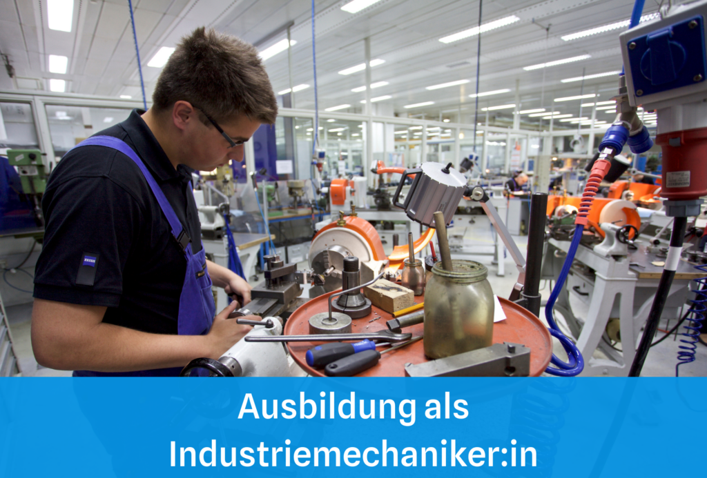 Ausbildung als Industriemechaniker:in